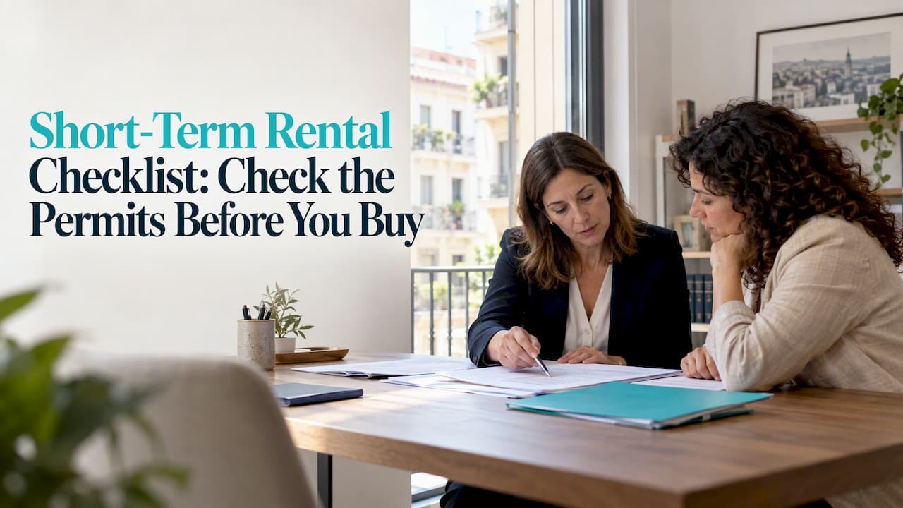Short-Term Rental Checklist: Check the Permits Before You Buy